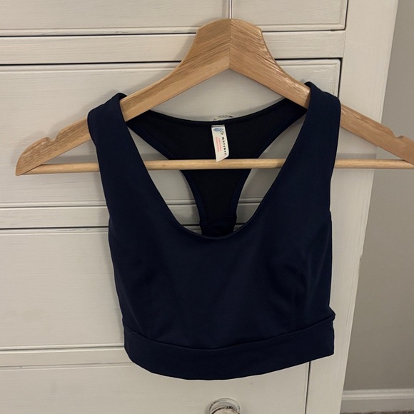 Free People Movement Lightening Synergy sport bra in navy - Picture 5 of 6